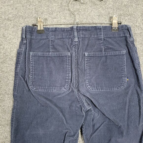 ABERCROMBIE Blue Corduroy Flare Leg Girls Pants SIZE 16 - Picture 5 of 11